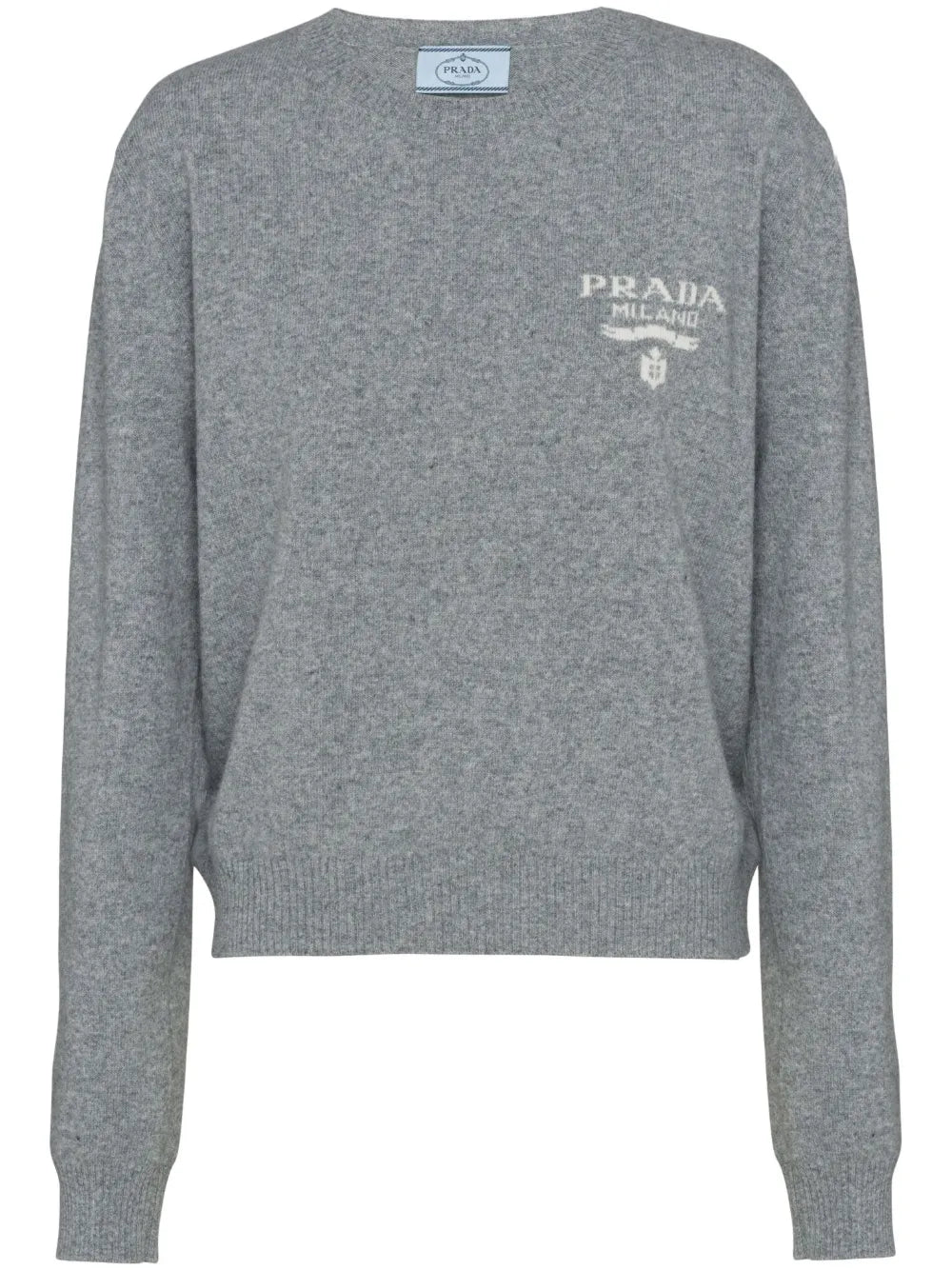 Intarsia-Logo Cashmere Jumper