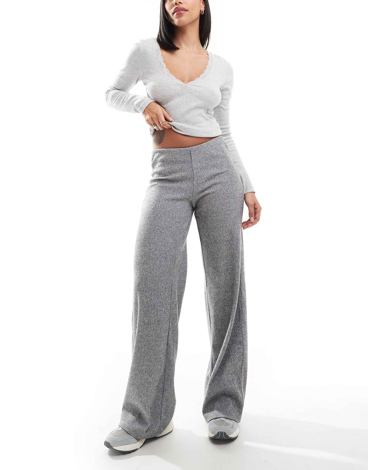 Soft Touch Wide Leg Trousers