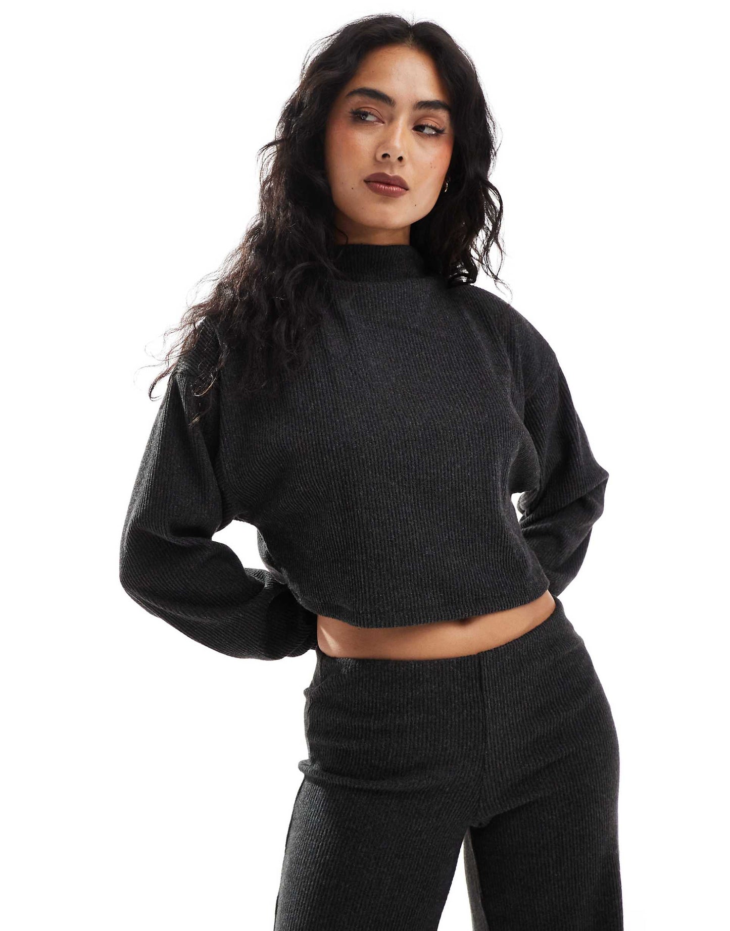 Soft Touch High Neck Top Co-Ord