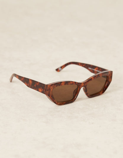 Bevelled Cat Eye Sunglasses