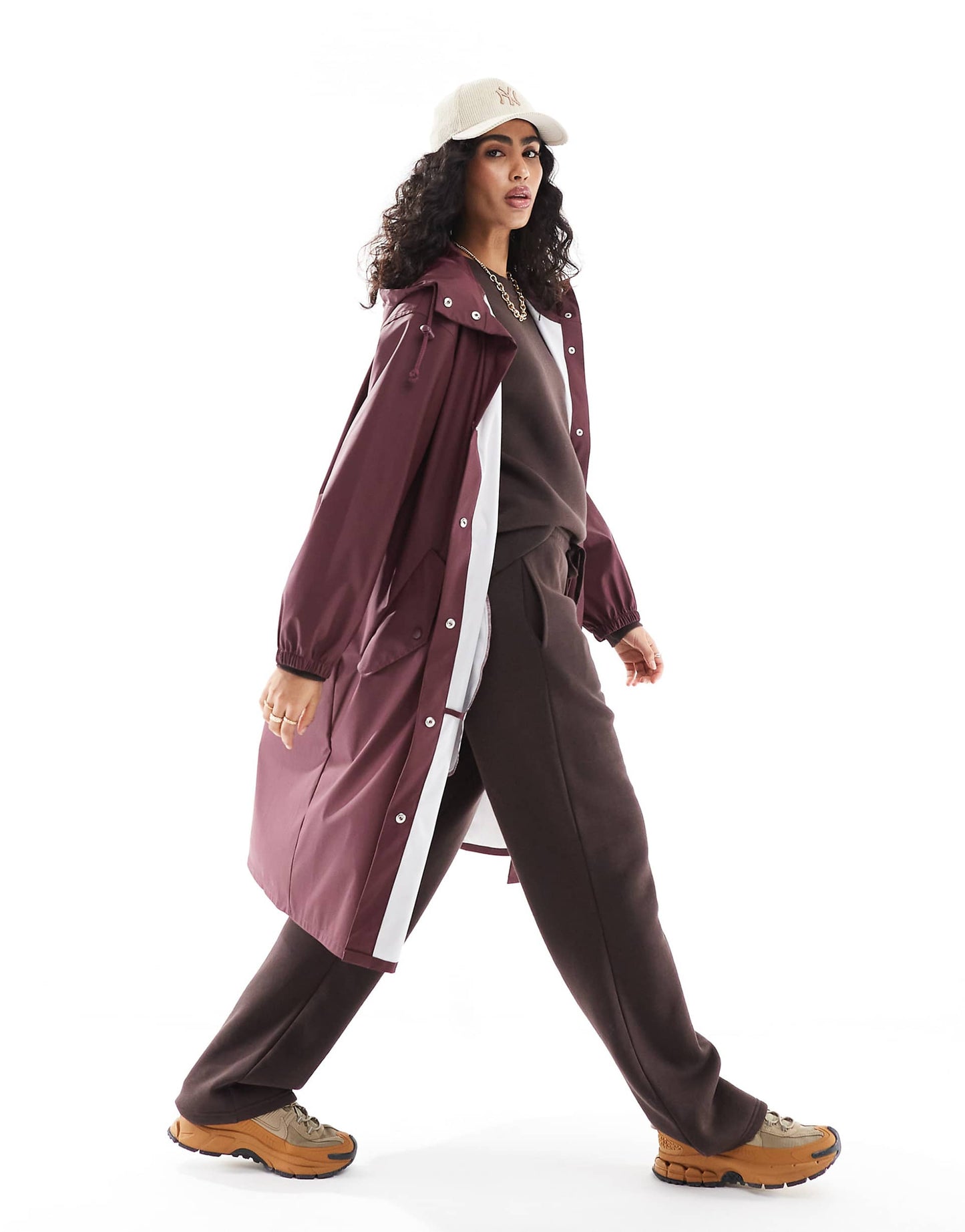 Rubberised Rain Parka Coat