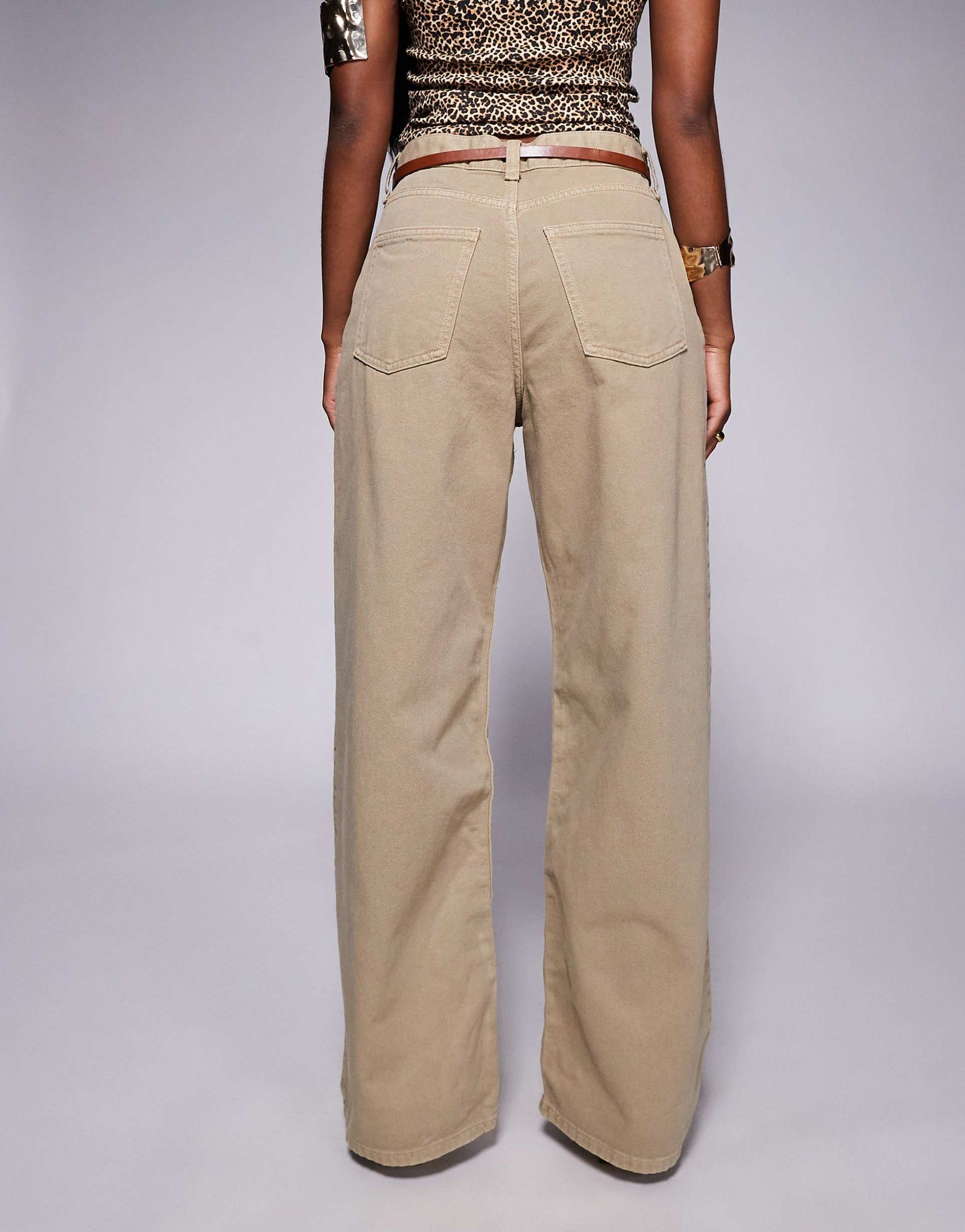 Tailored Baggy Jean With Detachable Belt