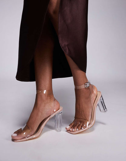 Wide Fit Block Heeled Sandals