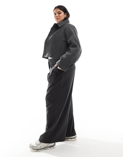 Curve Top Collar Jacket