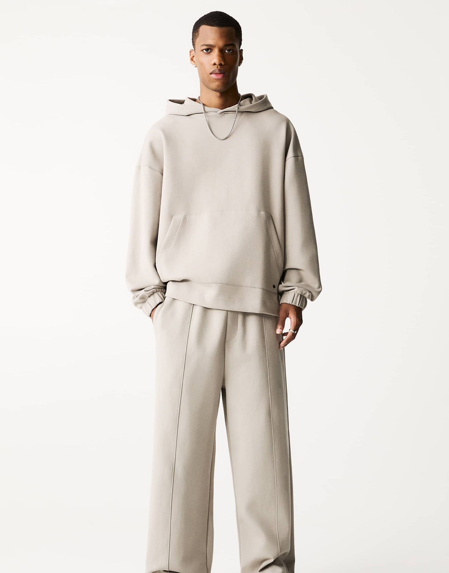 Wide Leg Tailored Trousers