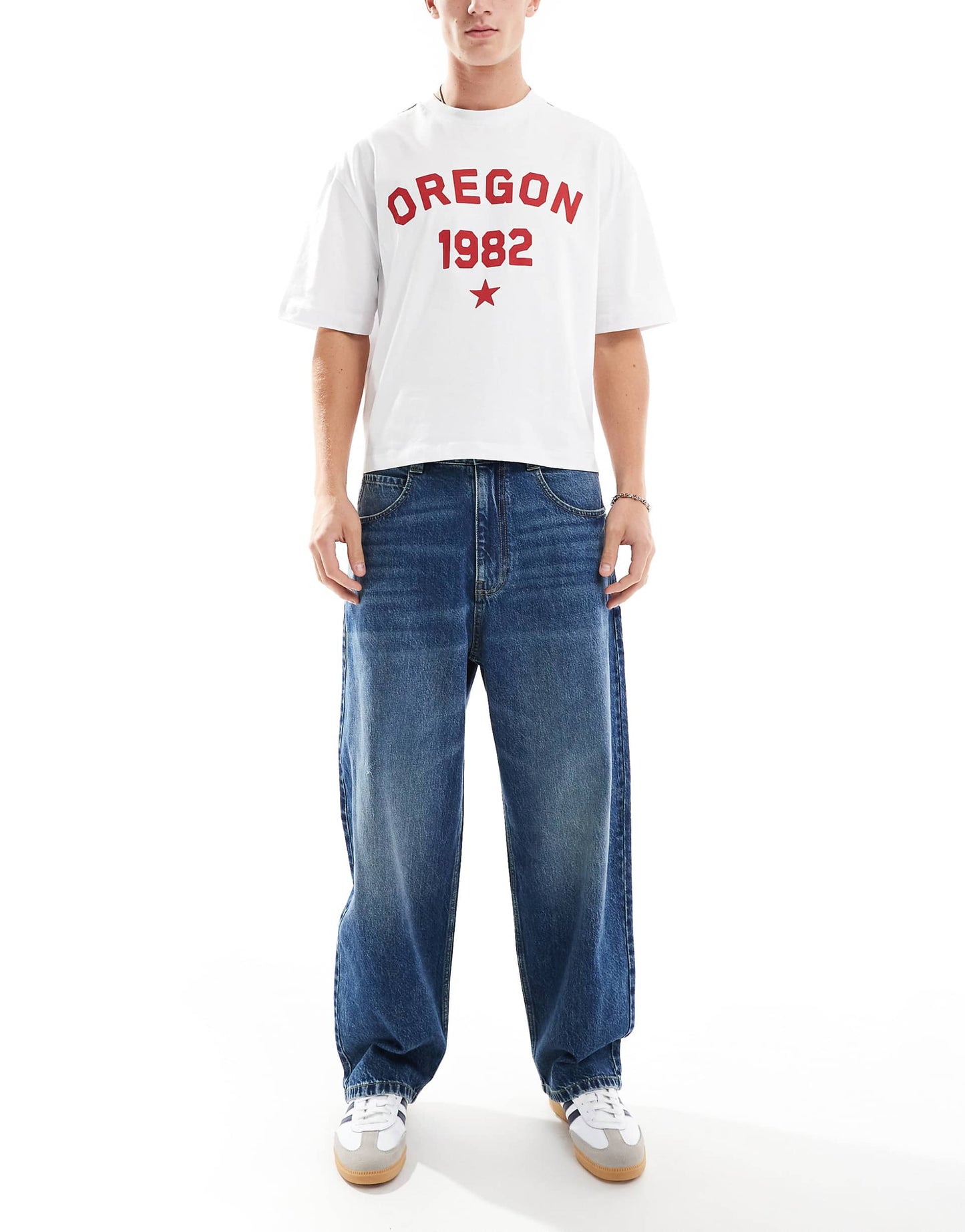 Stwd Waistband Skater Jean