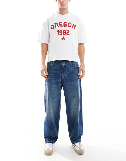 Stwd Waistband Skater Jean