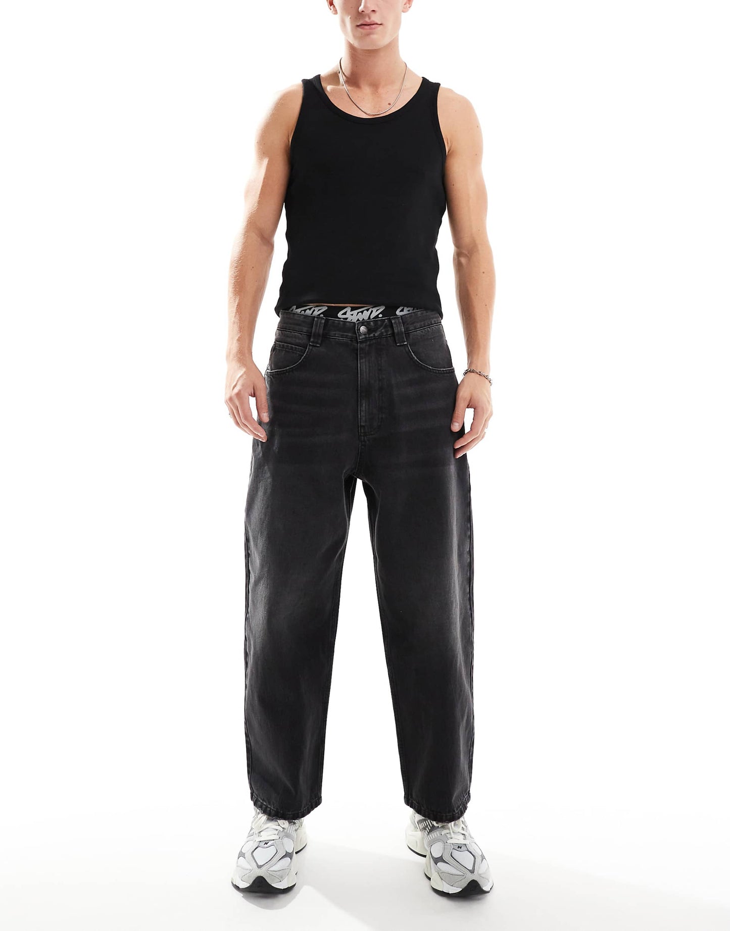 Stwd Waistband Skater Jean