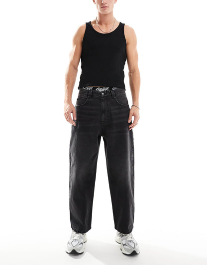 Stwd Waistband Skater Jean