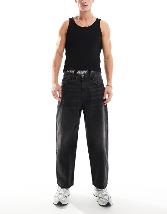 Stwd Waistband Skater Jean