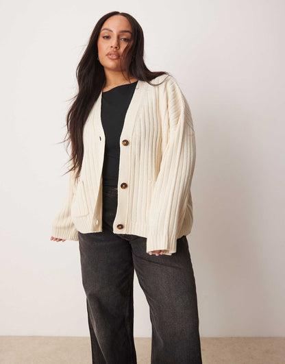 Curve Boxy Longline Cardigan