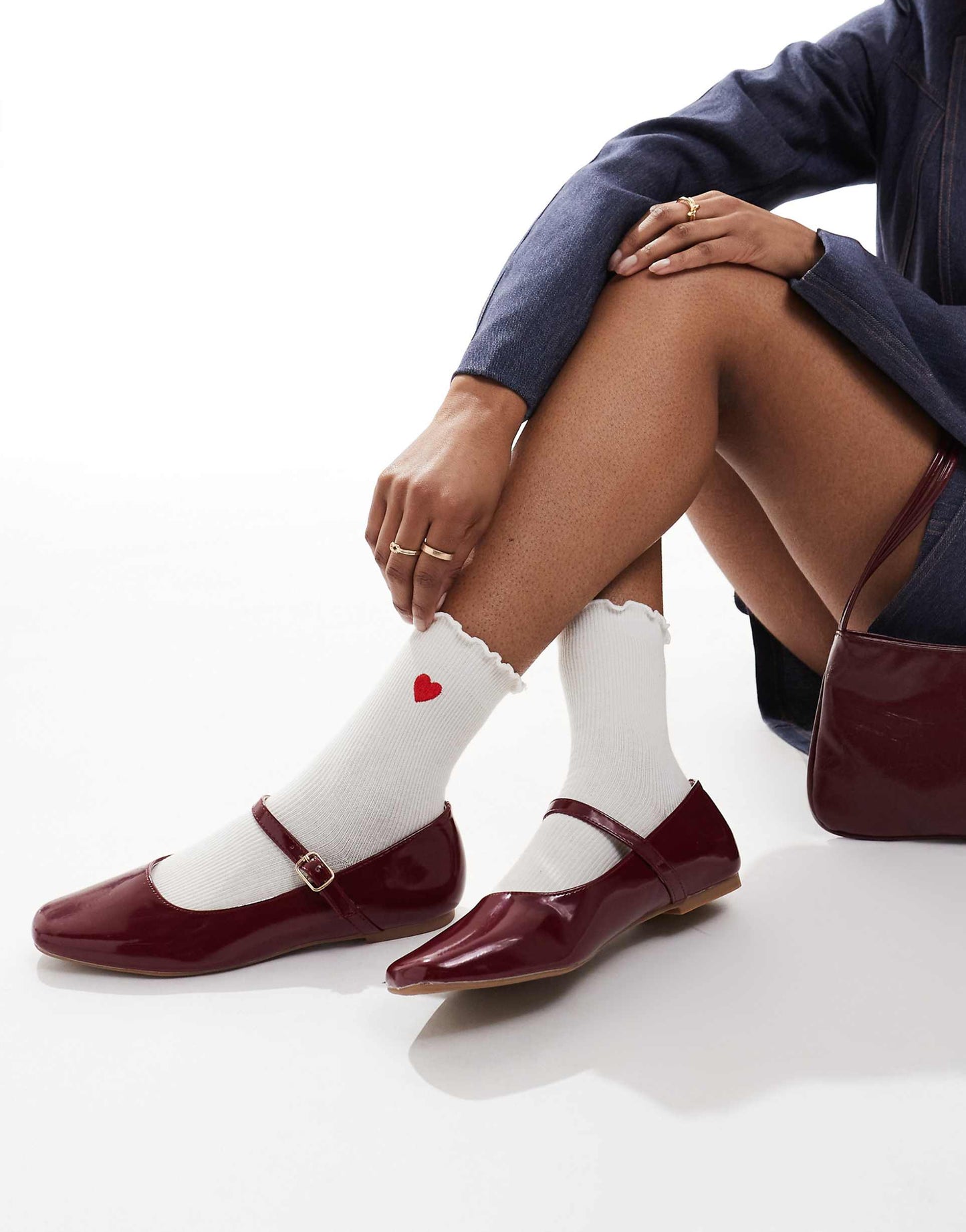 Iris Wide Fit Ballet Shoes