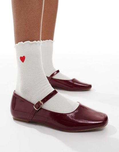 Iris Wide Fit Ballet Shoes