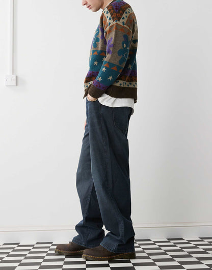 Sphere Low Waist Baggy Fit Jeans
