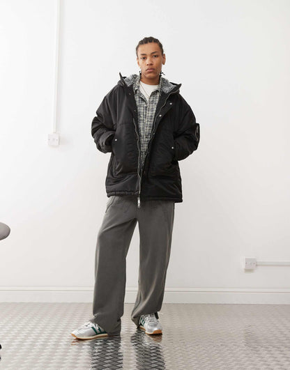 Baloo Parka Coat With Borg Lining