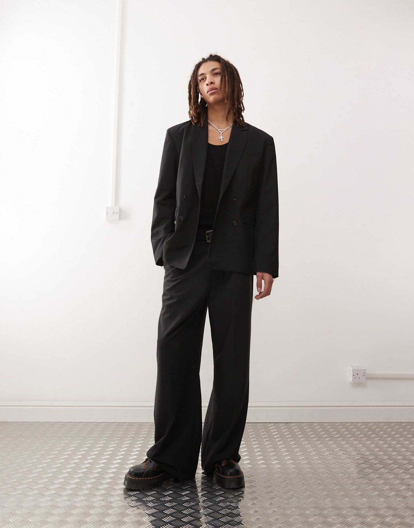 Fabio Fitted Double Breasted Blazer