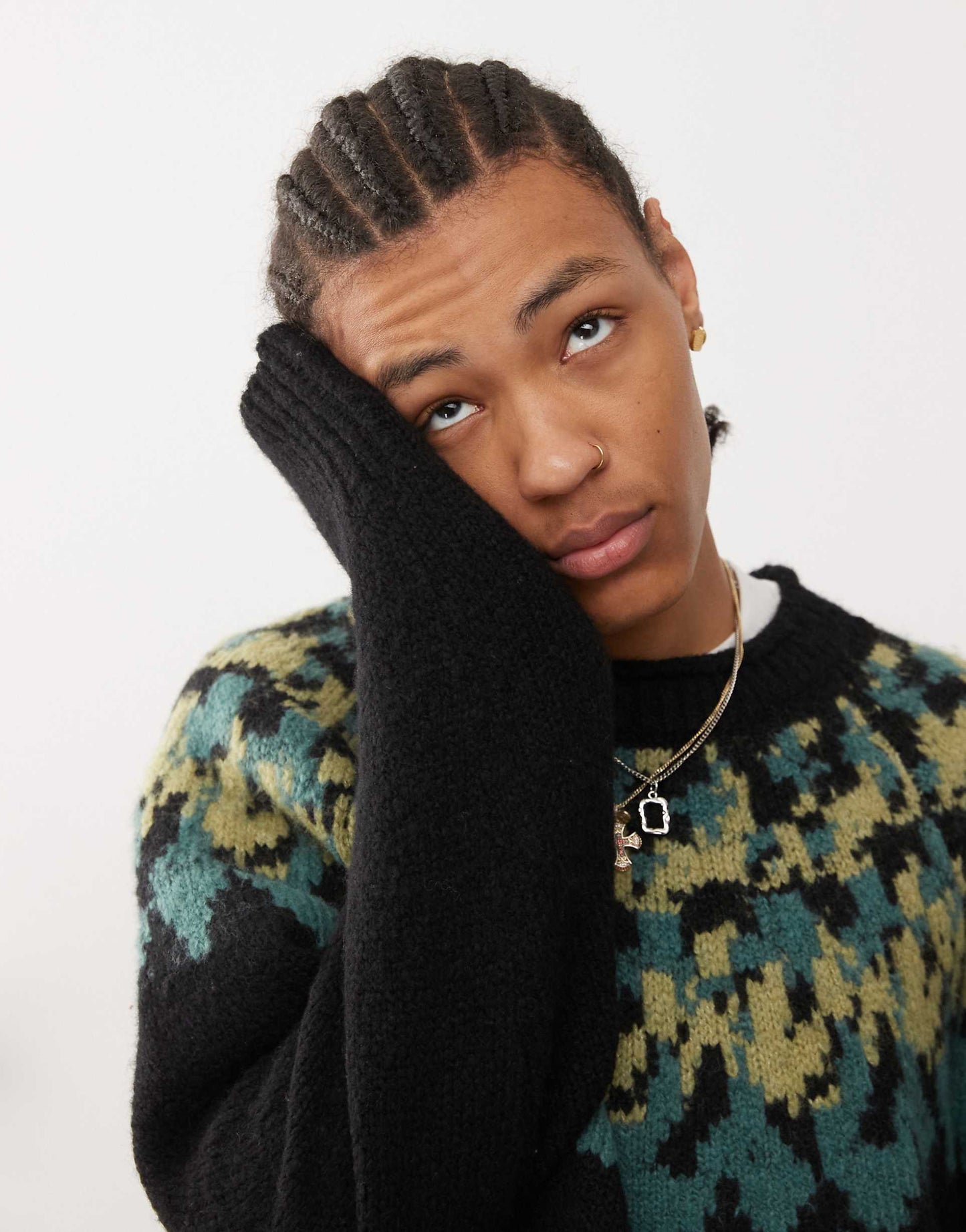 Momo Wool Blend Oversized Fairisle Jumper