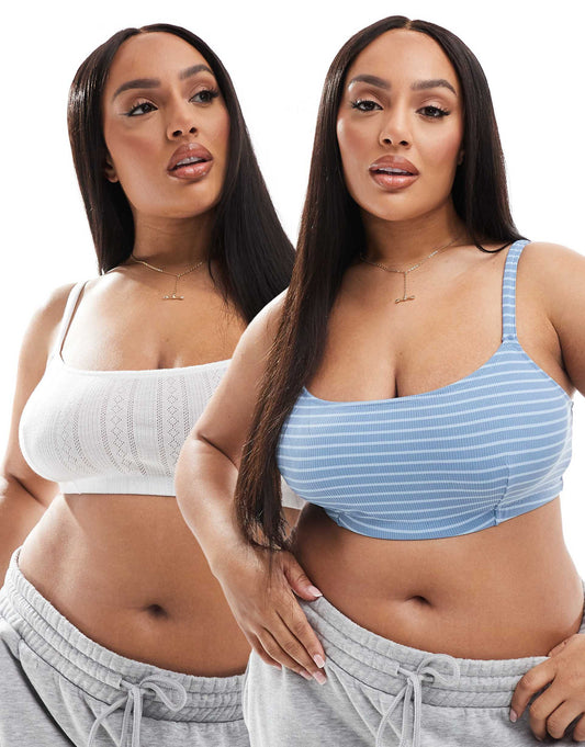 Curve Tori 2 Pack Crop Bralette