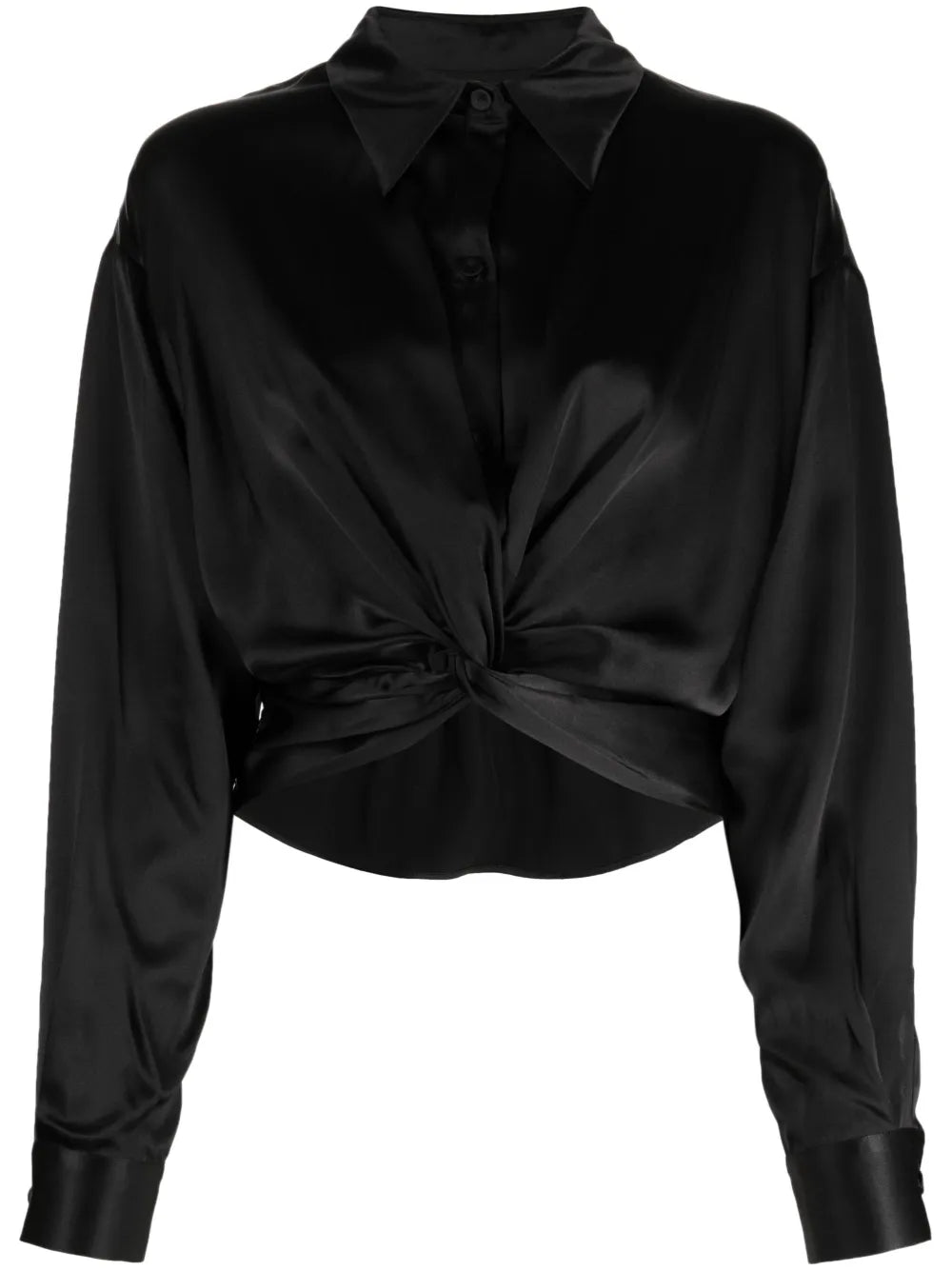 Twisted Silk Shirt