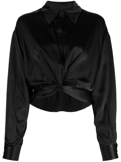 Twisted Silk Shirt