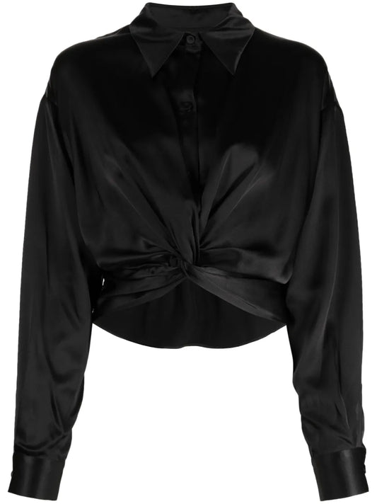 Twisted Silk Shirt
