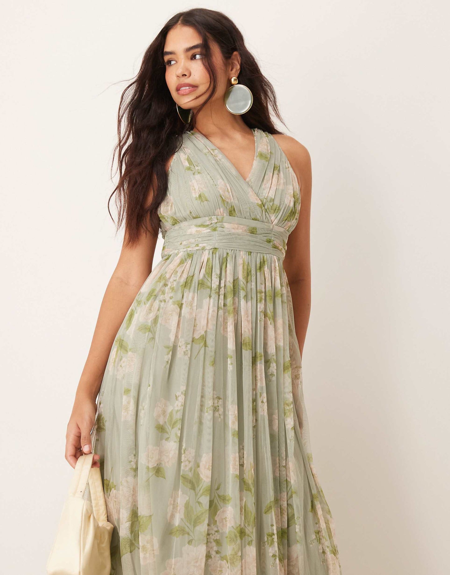 Open Back Bridesmaid Maxi Dress