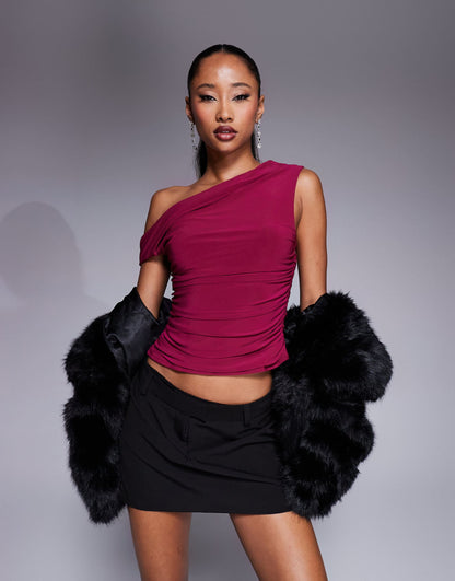 Exclusive Slinky Off Shoulder Top