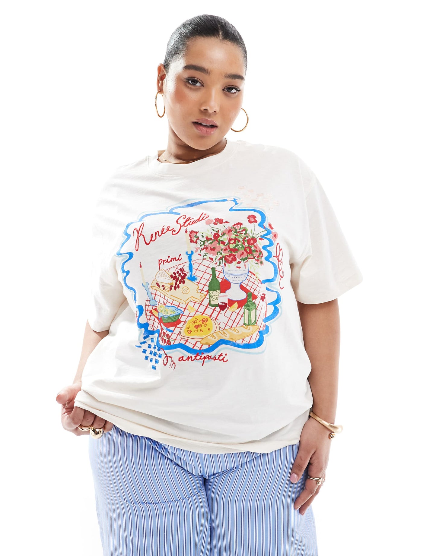 Exclusive T-Shirt With Logo Picnic Graphic
