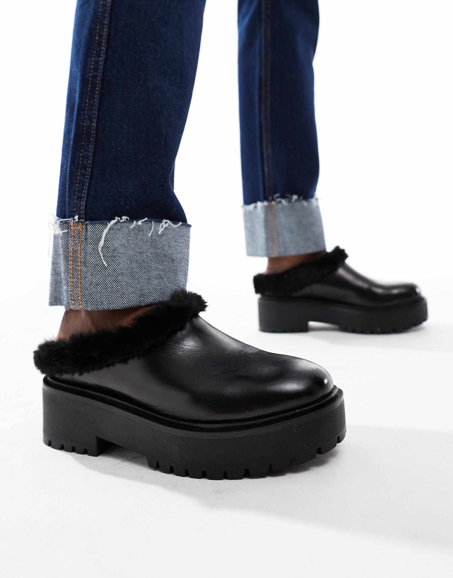 Hadley' Slip-On Loafer With Fur Leather Shoes