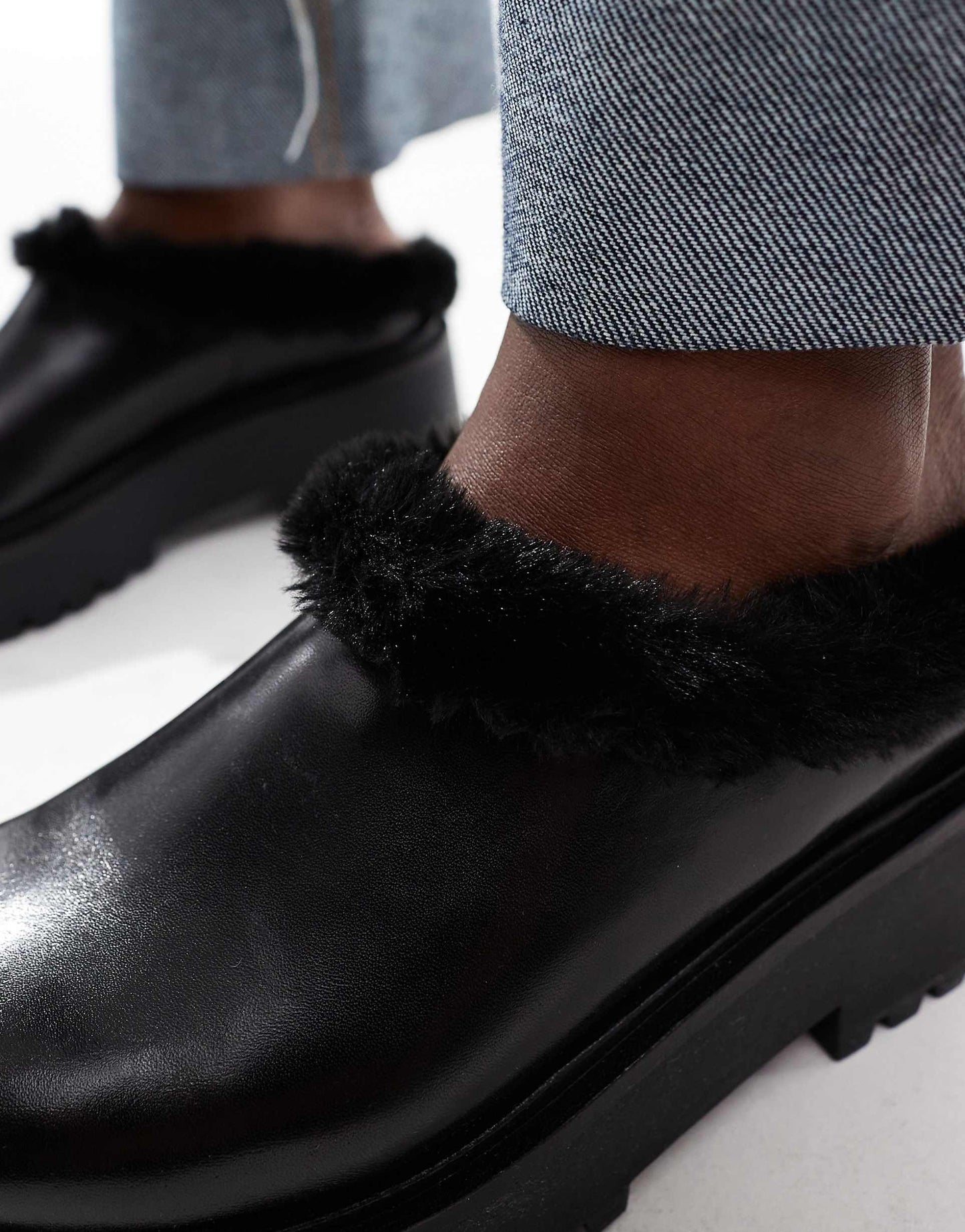 Hadley' Slip-On Loafer With Fur Leather Shoes