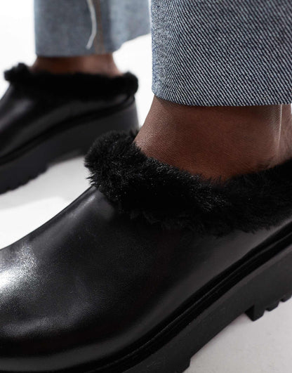 Hadley' Slip-On Loafer With Fur Leather Shoes