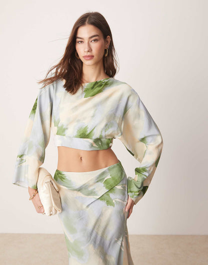 Fallen Shoulder Cut Out Midaxi Dress