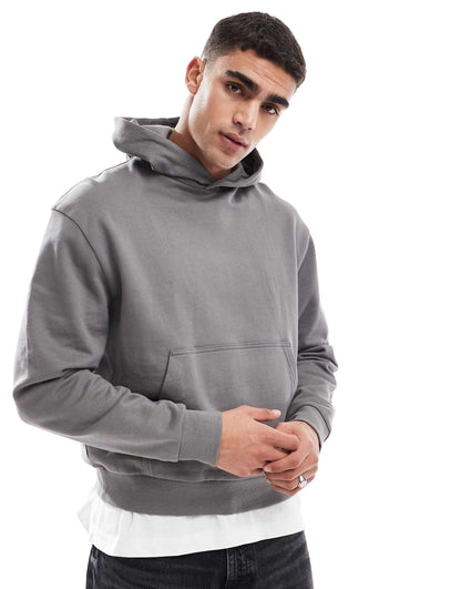 Oversized Hoodie With Photographic Back Print