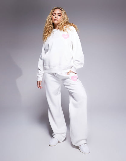 Love Hearts Deep Waistband Logo Jogger Co-Ord