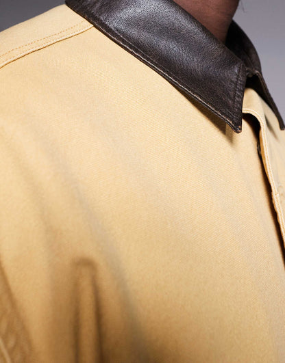 Washed Cotton Car Coat