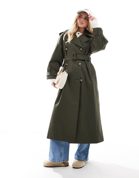 Petite Belted Trench Coat