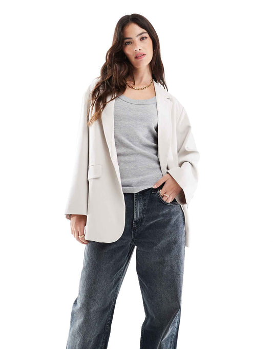 Womens Oversized Studio Blazer