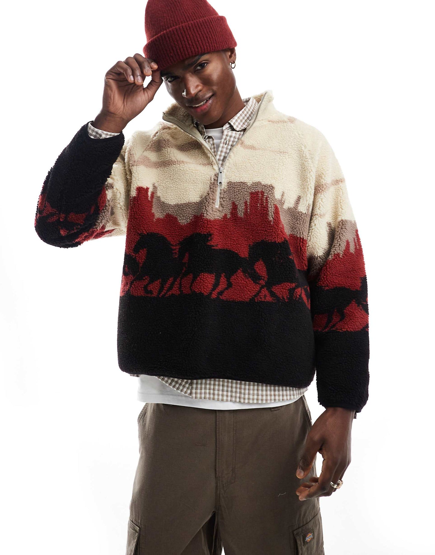 Teddy 1/2 Zip Fleece