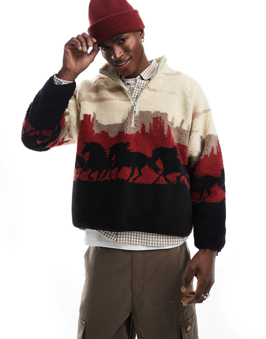 Teddy 1/2 Zip Fleece