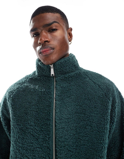 Teddy Zip Through Jacket