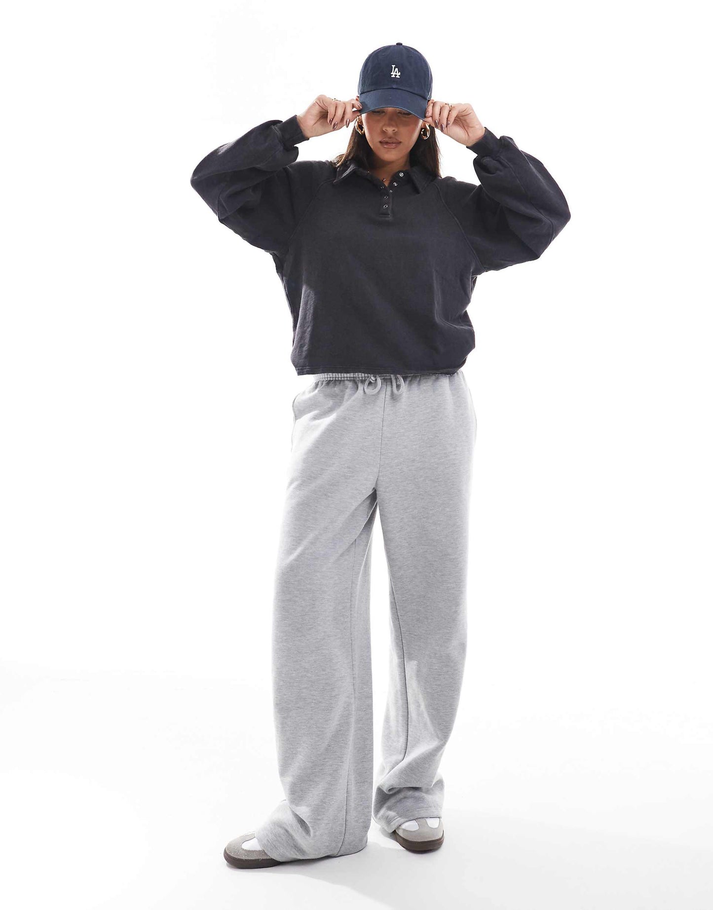 Oversized Collared Lounge Fleece Sweater
