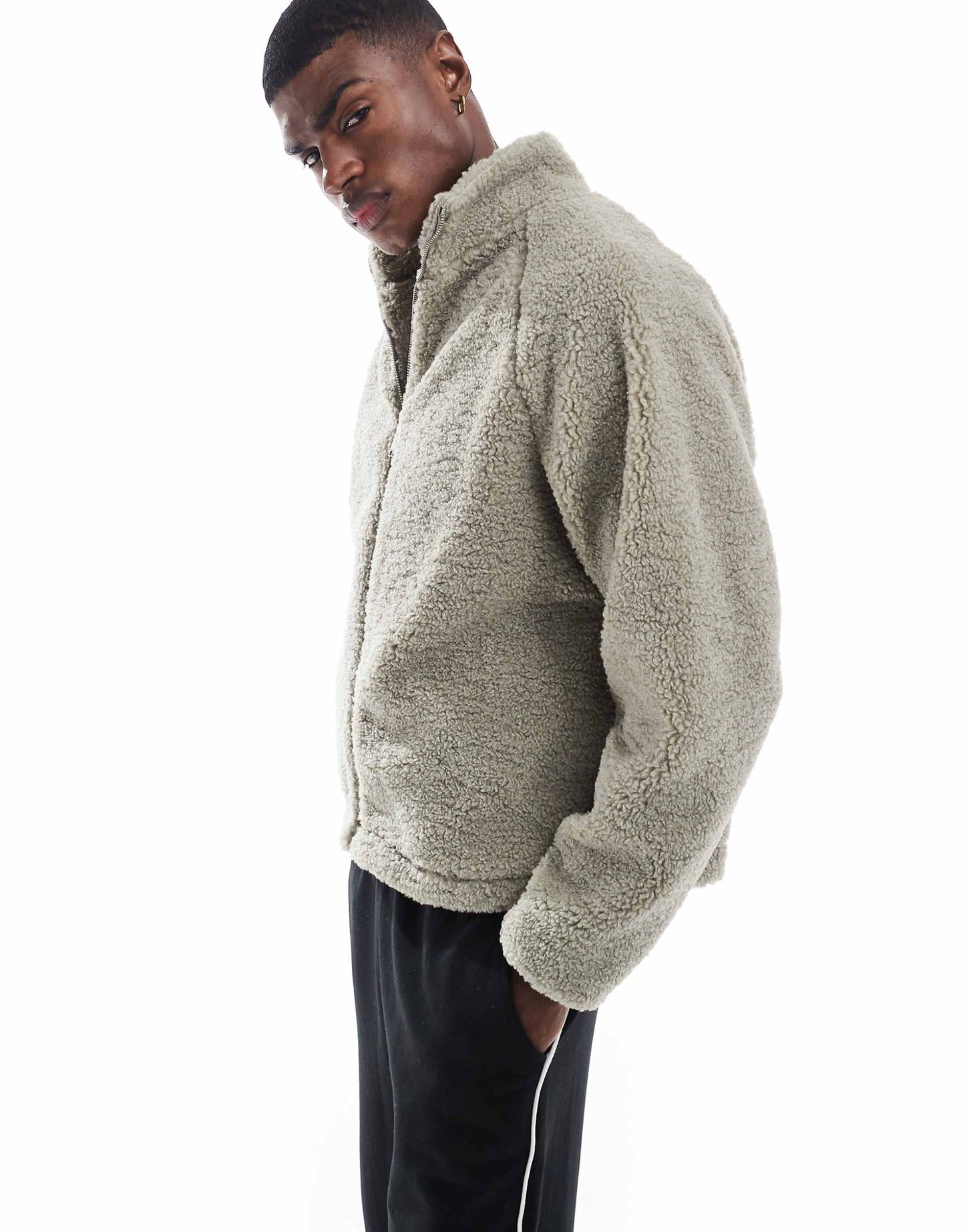 Teddy Zip Through Jacket