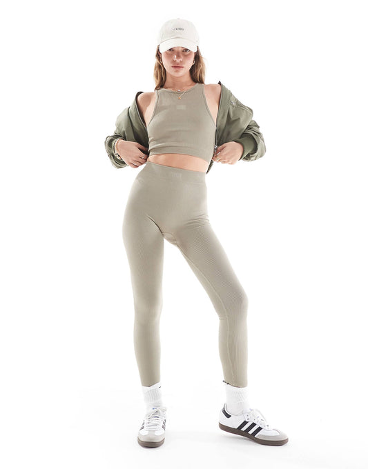 Ribbed Base Legging