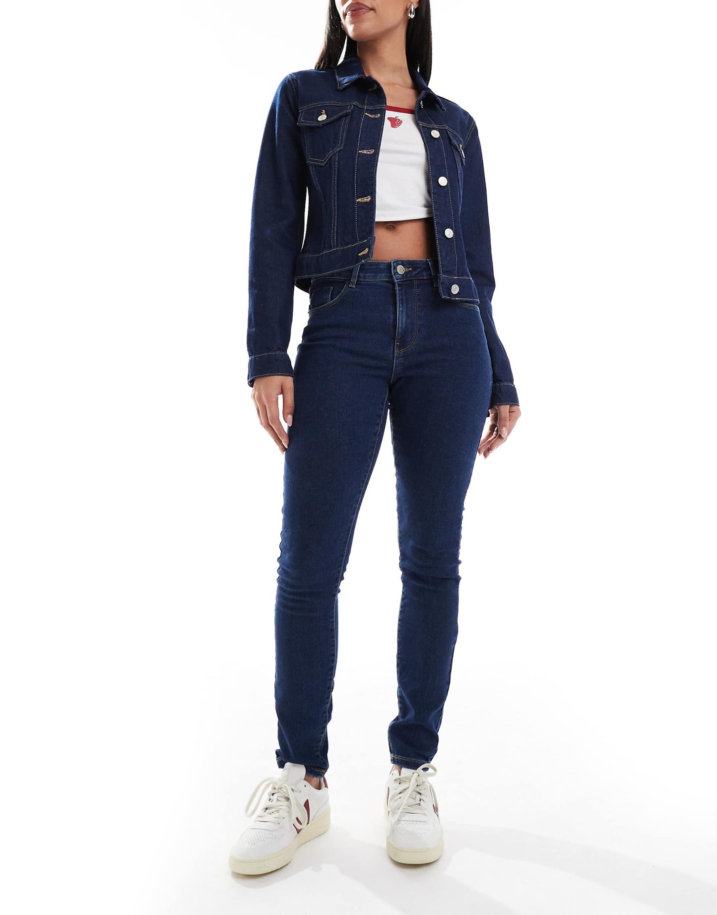 Elly Mid Rise Skinny Jeans