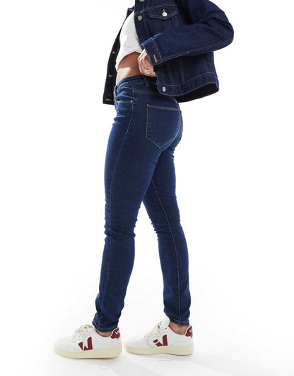 Elly Mid Rise Skinny Jeans