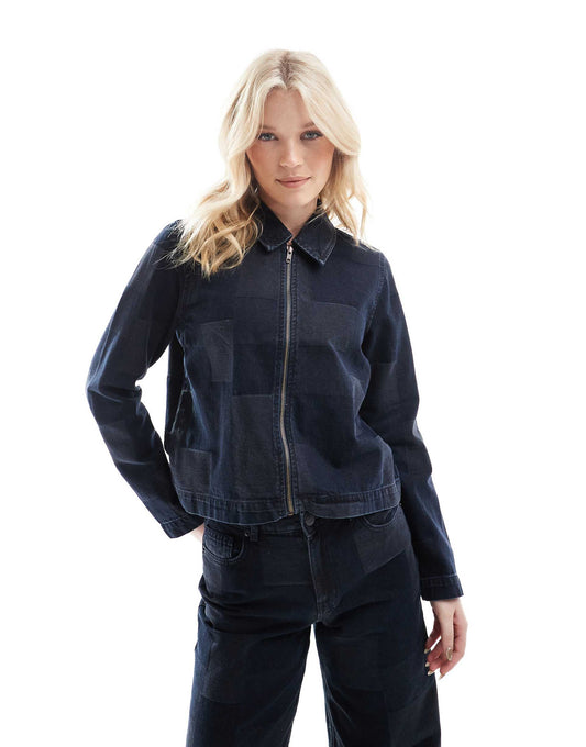 Patchwork Zip Jacket Co-Ord
