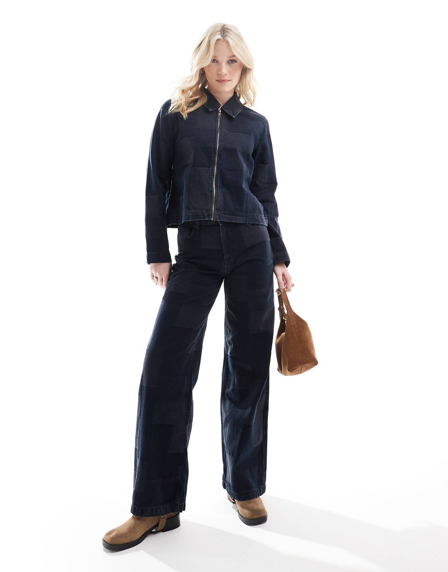 Patchwork Zip Jacket Co-Ord
