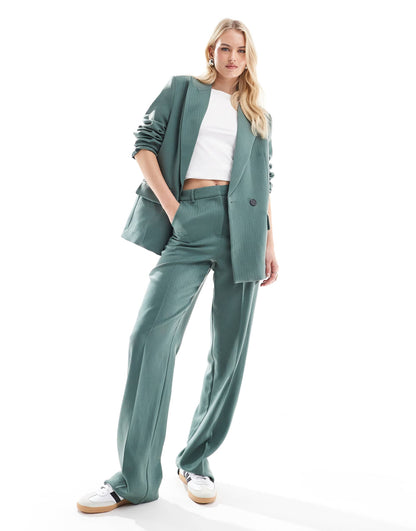 Tall Tailored Herringbone Blazer And Trouser Co-Ord