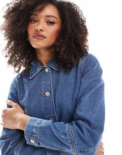 Oversized Workwear Denim Jacket