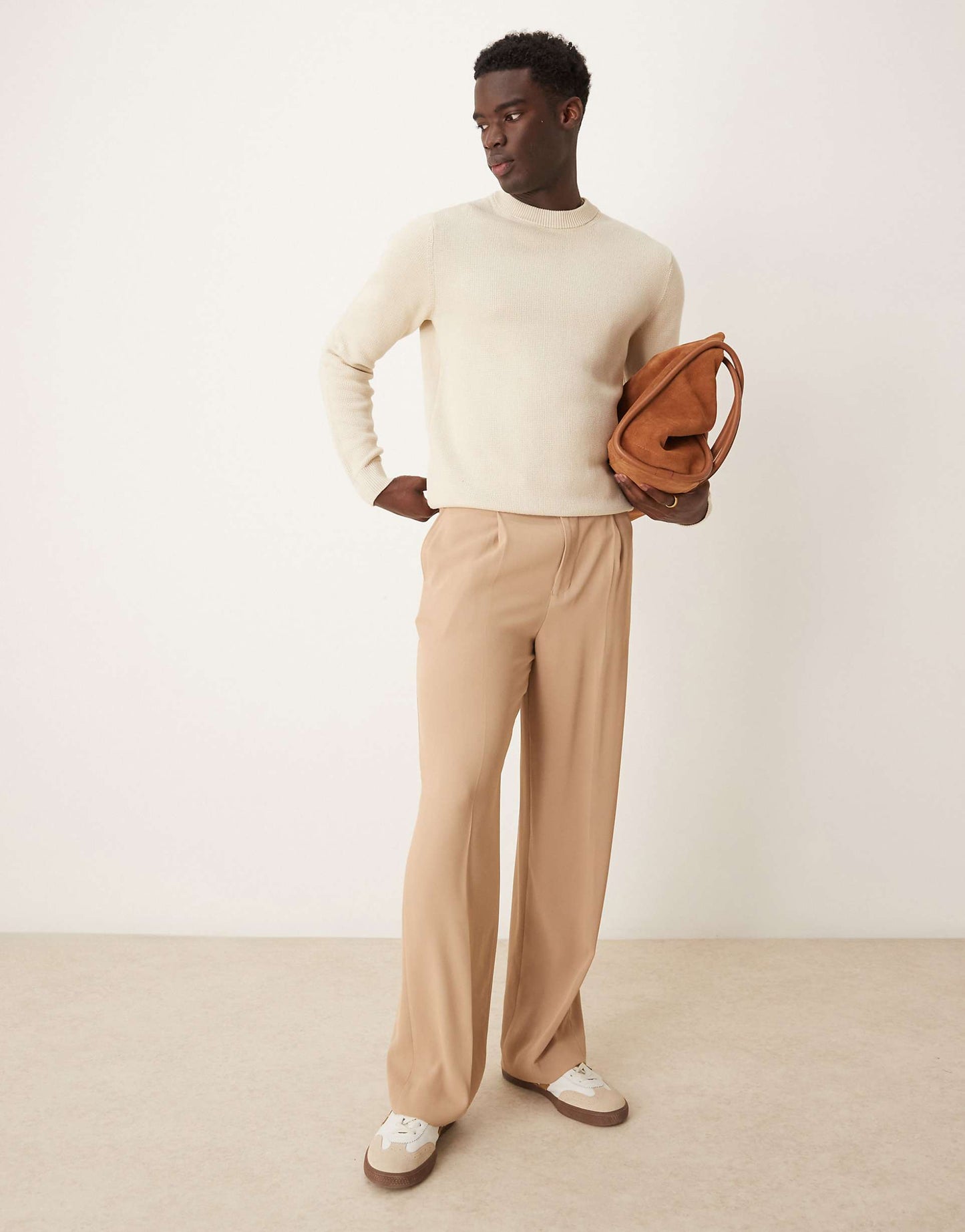 Knitted Crew Neck Jumper